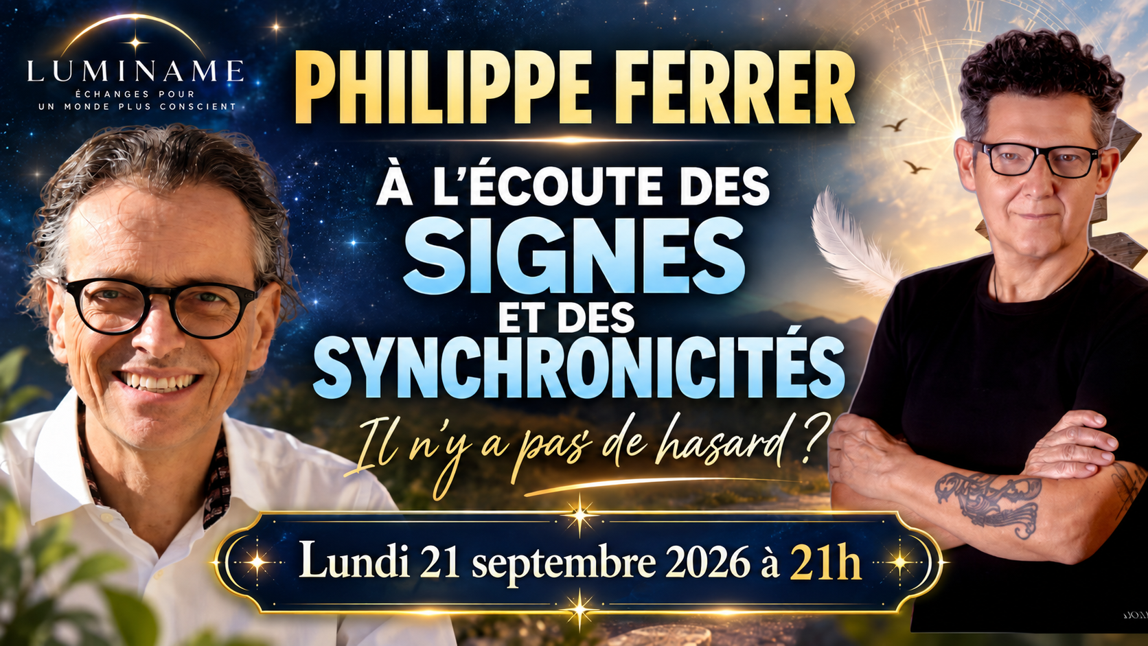 Replay Philippe Ferrer — Signes et synchronicités — 21 septembre 2026